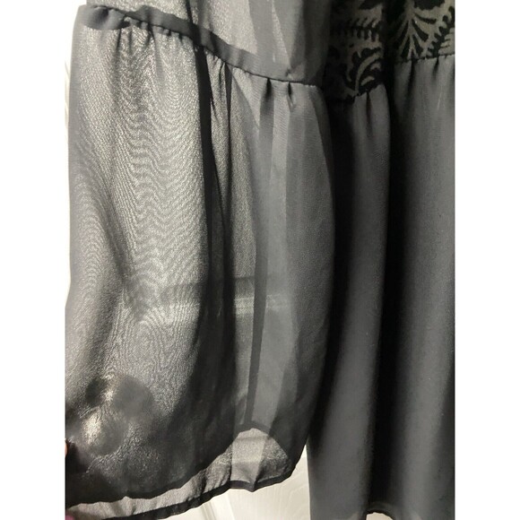 As you Wish Dress Women Medium Fairycore Bell Sleeve Damask Witchy Core Midi NWT - Picture 3 of 10